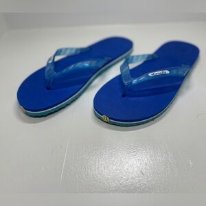 Men’s Locals Blue flip flops size 12